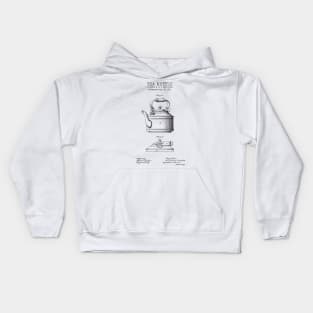 TEA KETTLE patent Kids Hoodie